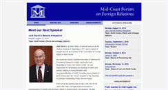 Desktop Screenshot of midcoastforum.org