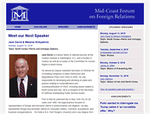Tablet Screenshot of midcoastforum.org
